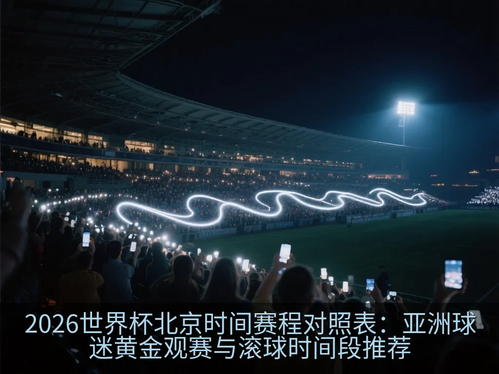2026世界杯北京时间赛程对照表：亚洲球迷黄金观赛与滚球时间段推荐
